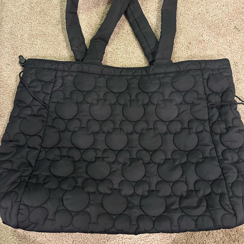 Vera Bradley Black Quilted Mickey Ear Tote